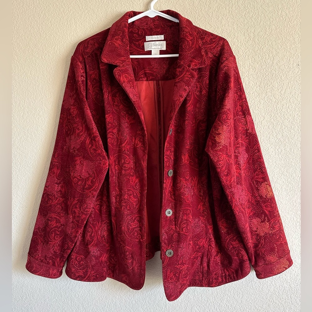 Womens 1X C.J. Banks Blouse